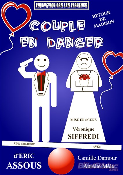 Couple en danger - Théâtre - Le FLibustier - Comédie