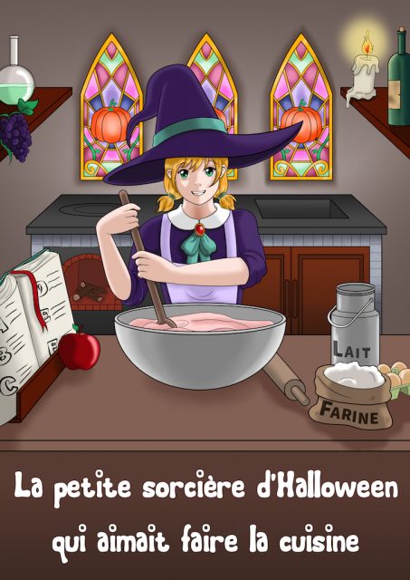 La petite sorcière d'Halloween qui aimait faire la cuisine